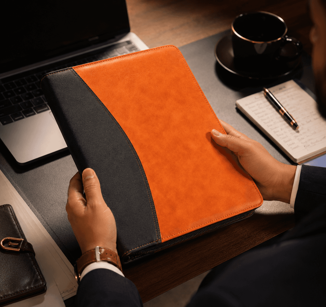 Premium Leather Document Holder