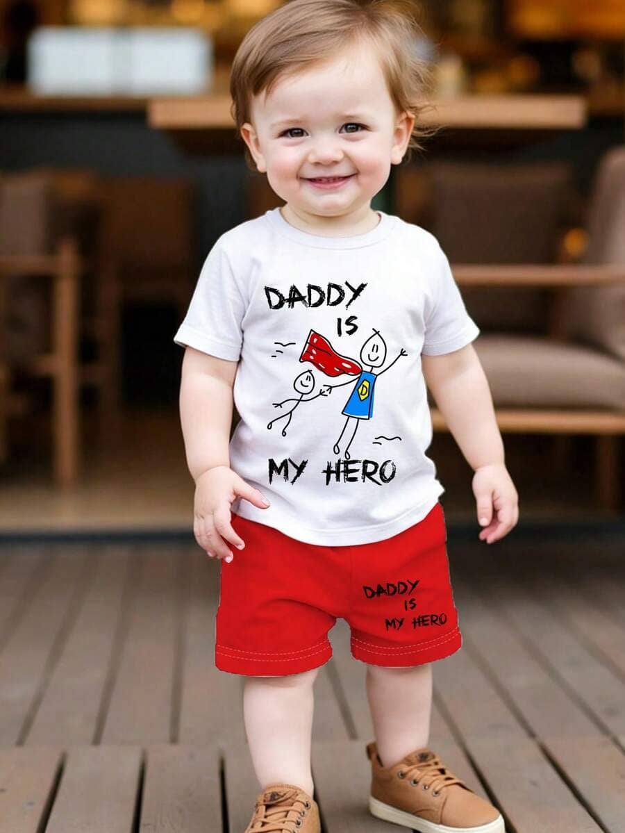 Baby Boy Printed T-Shirt Set