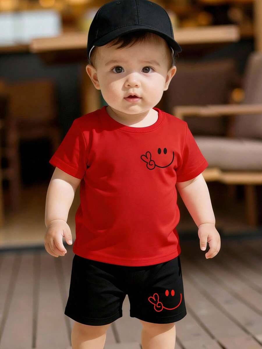 Baby Boy Cartoon Clothing Set