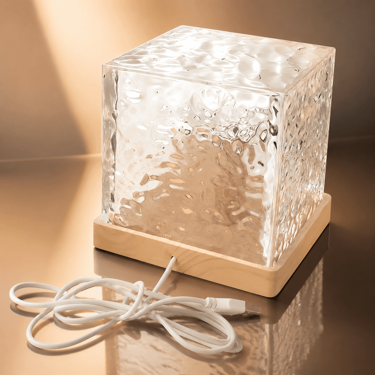 Square Dynamic Water Ripple Ambient Lamp