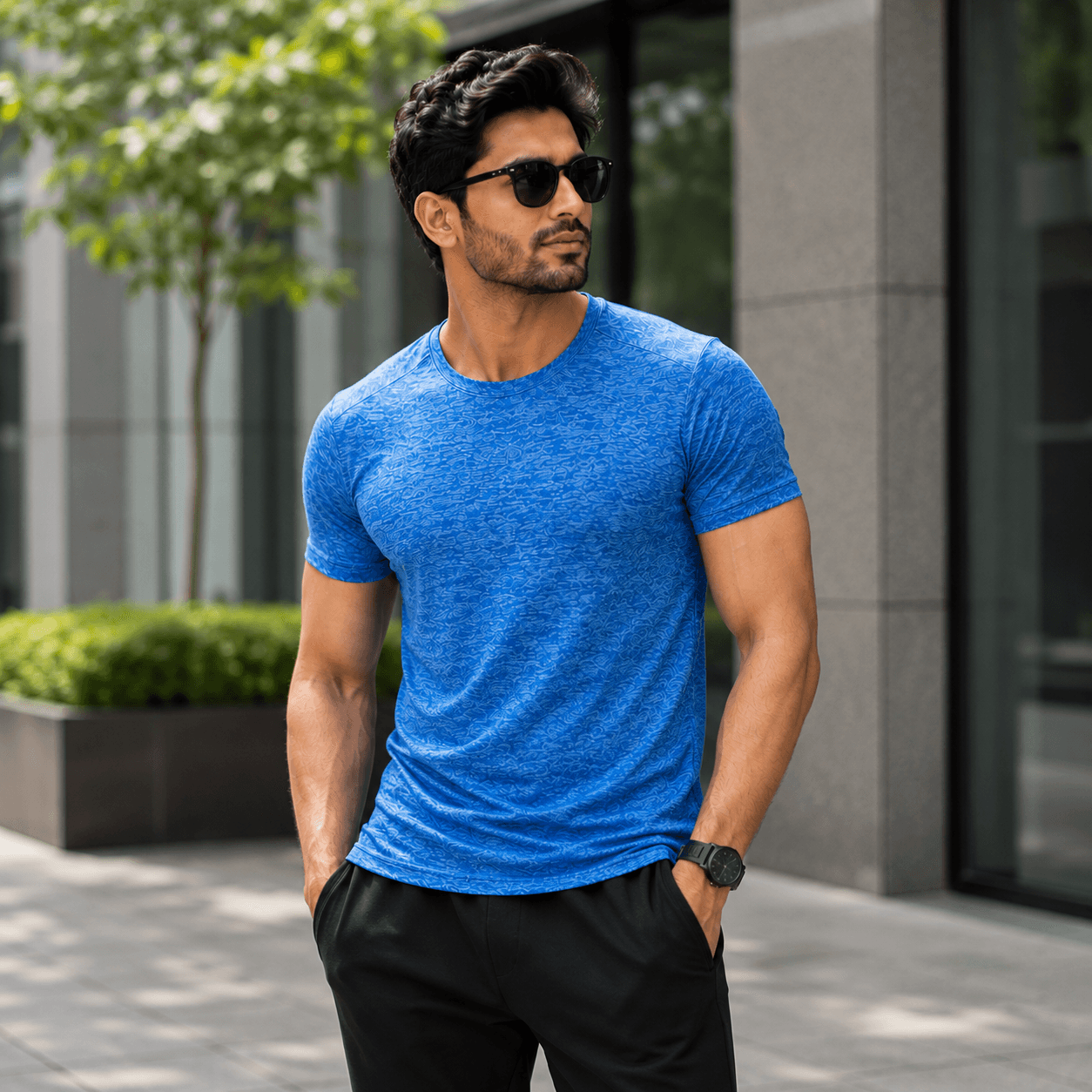 Men's Round Neck Casual T-Shirt