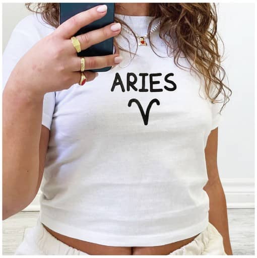 Cute Printed Crop Top for Girls