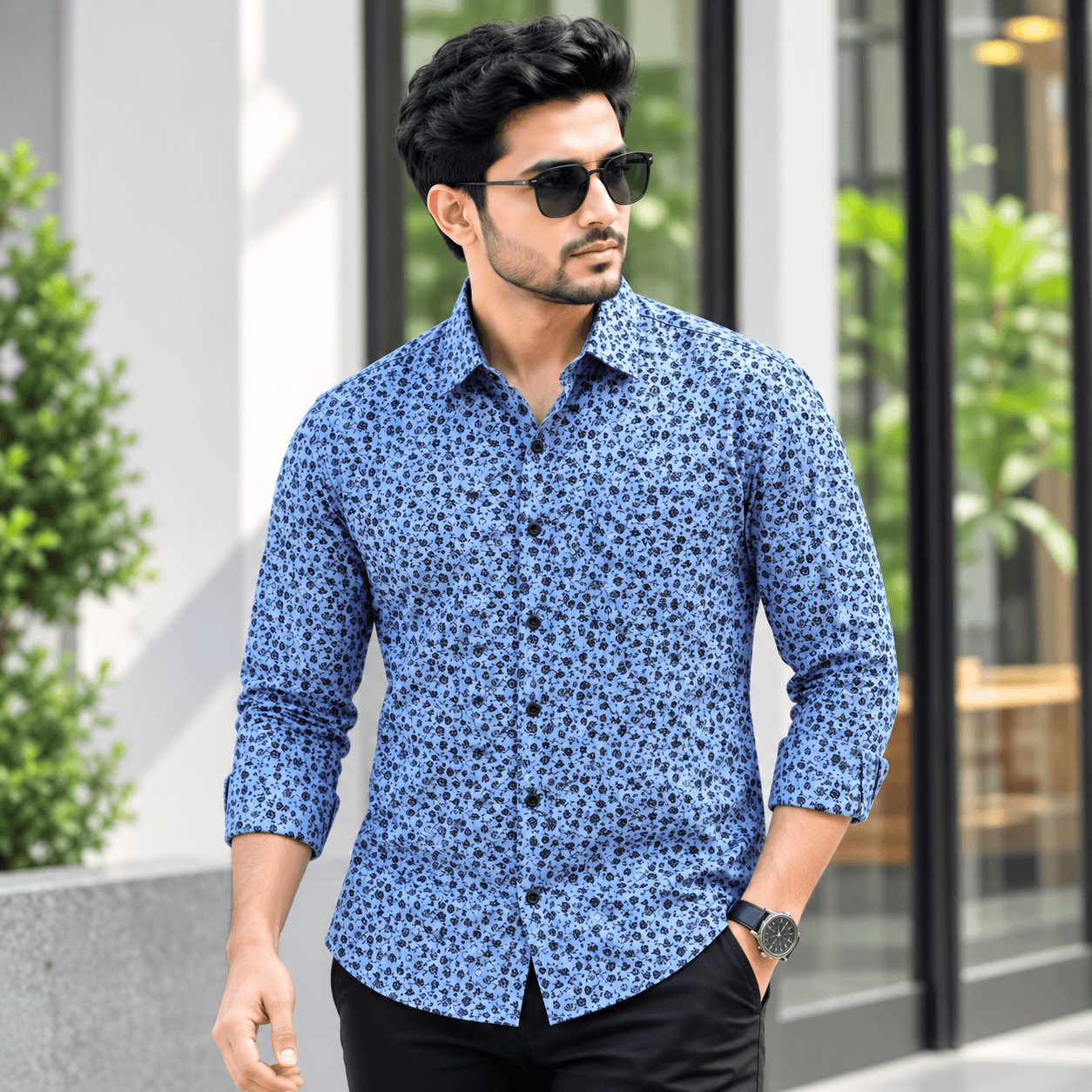 Classic Men's Regular Fit Casual Shirt