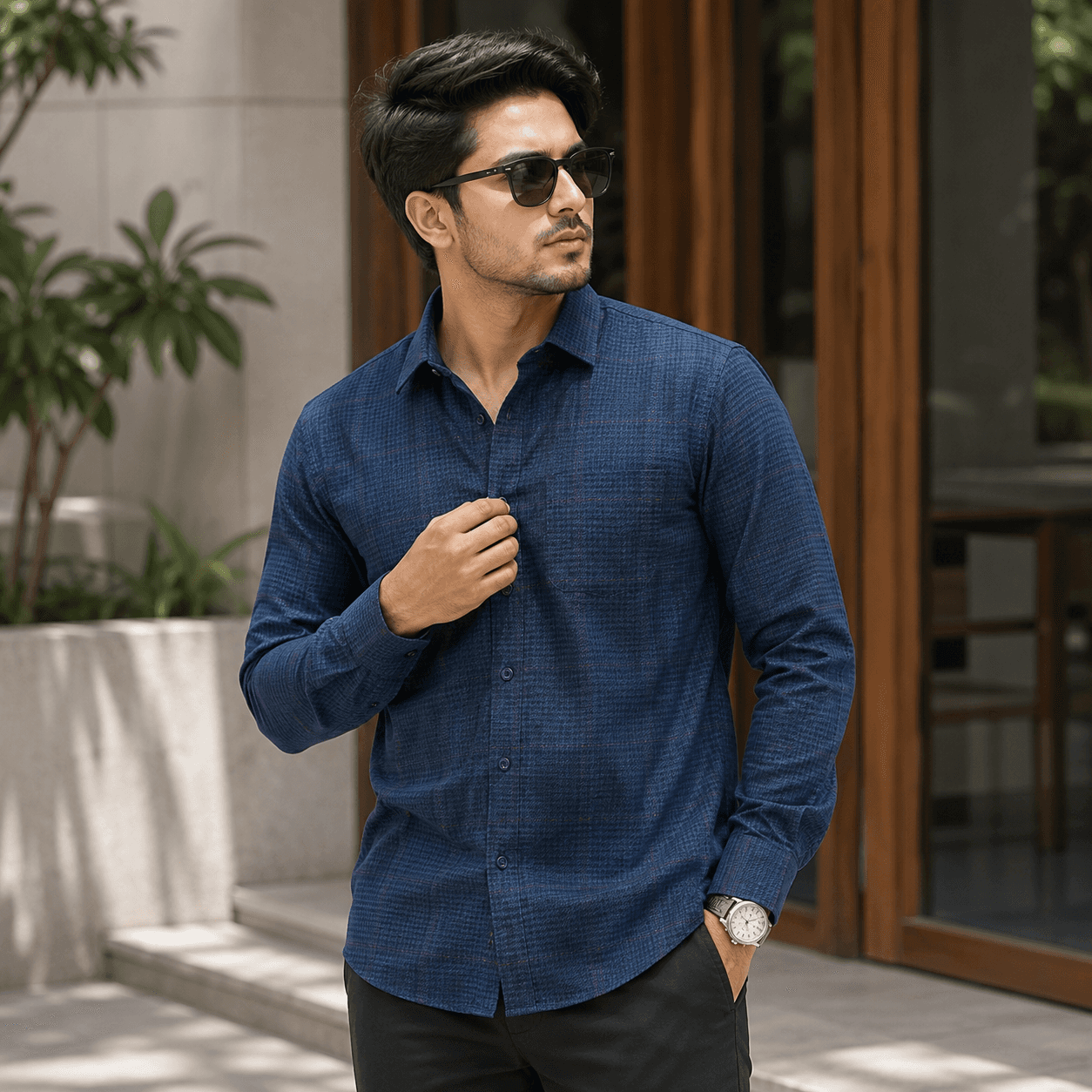 Men's Soft Cotton Casual Fashion Shirt