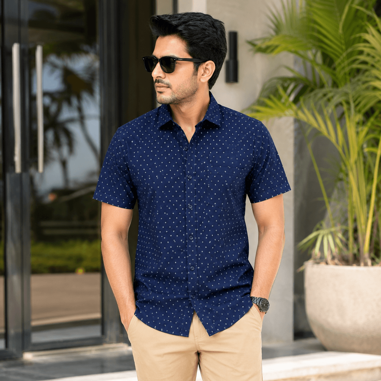 Men's Smart Casual Shirt for Daily Fashion