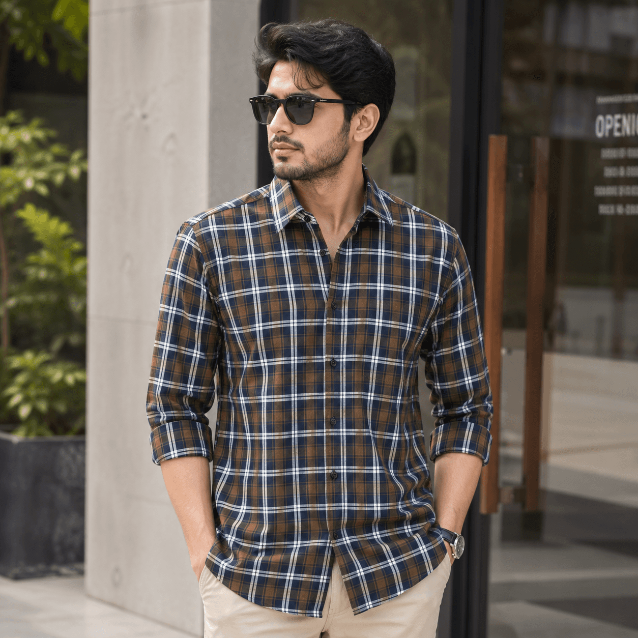 Men's Casual Shirt for Office and Weekend Wear