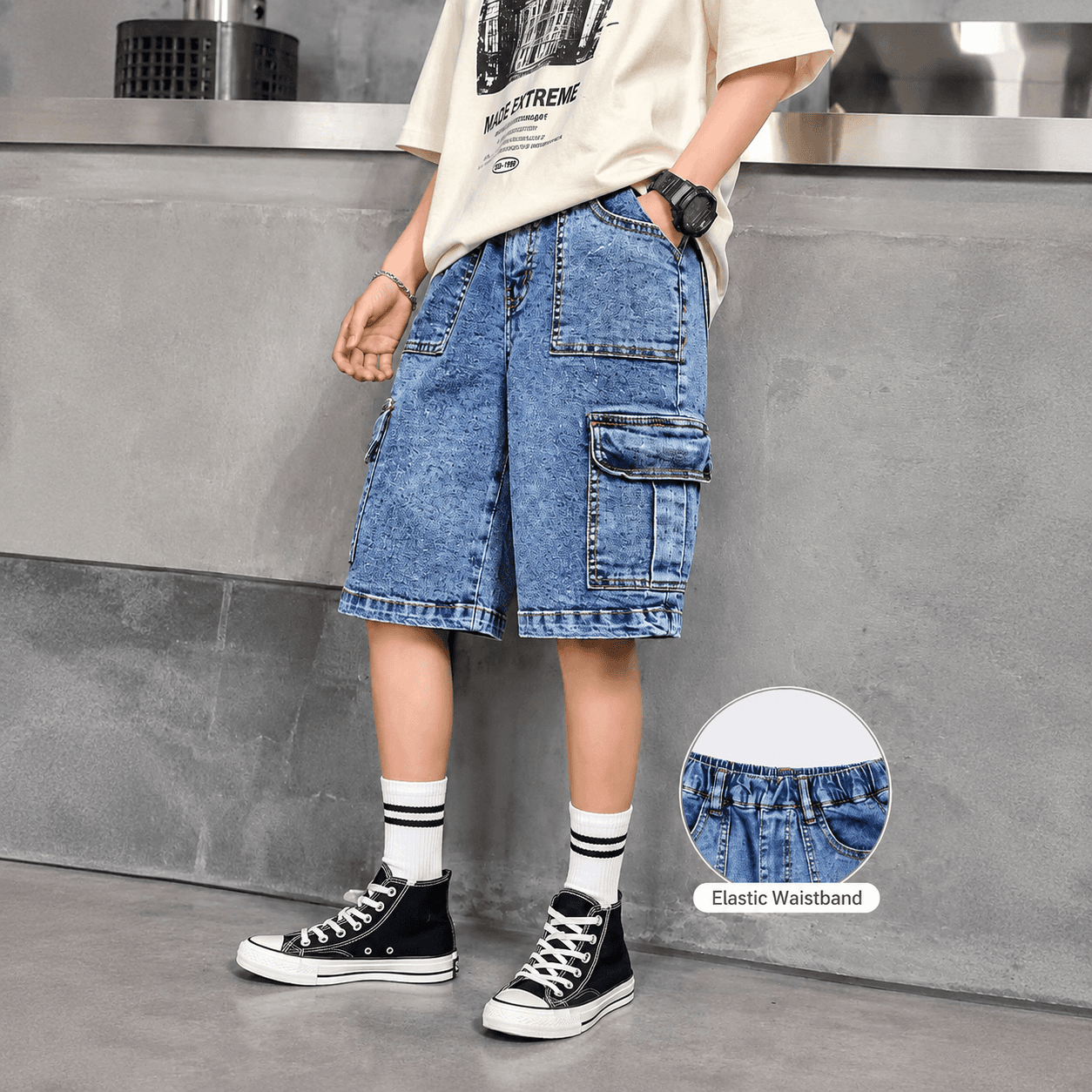 Stylish Boys 6 Pocket Denim Pant – Premium Quality Kids Fashion Bottom