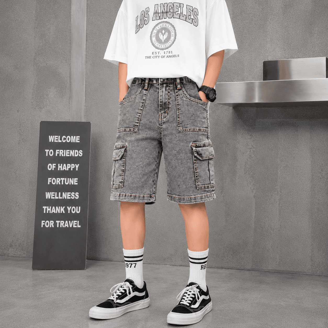 Boys Regular Fit 6 Pocket Denim Pant – Comfortable Everyday Kids Wear
