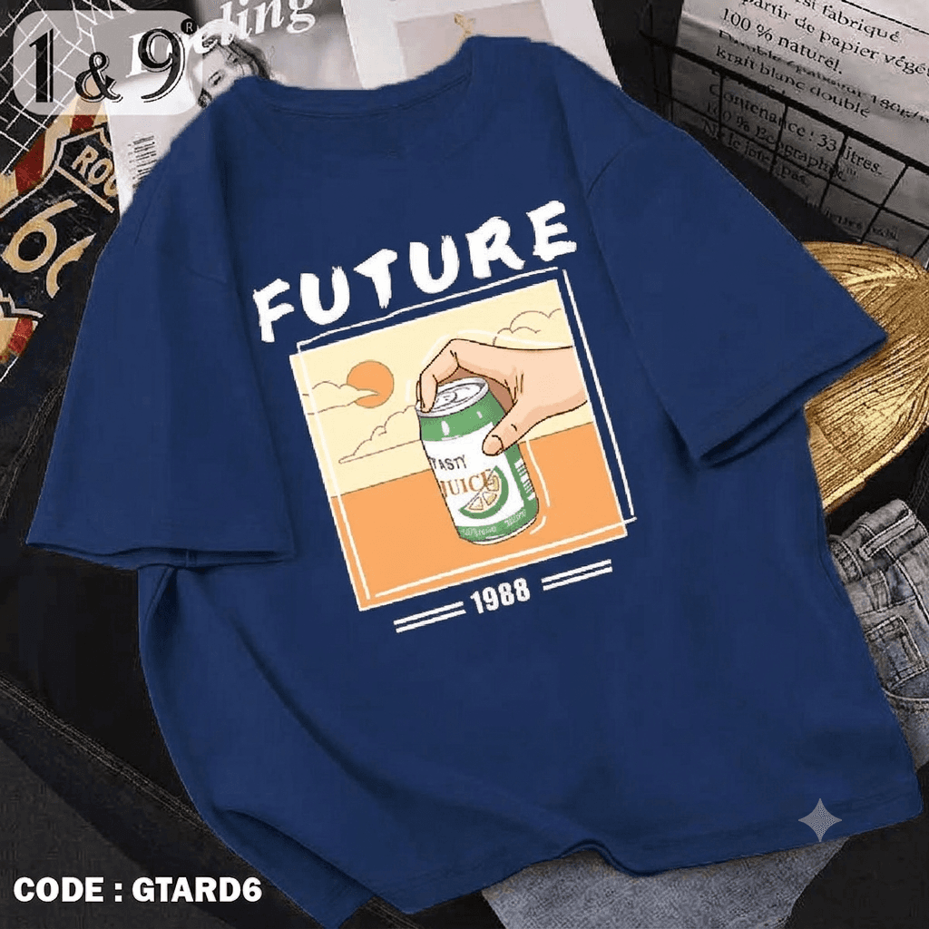 Women's Fashion Graphic Oversized Drop Shoulder Tee