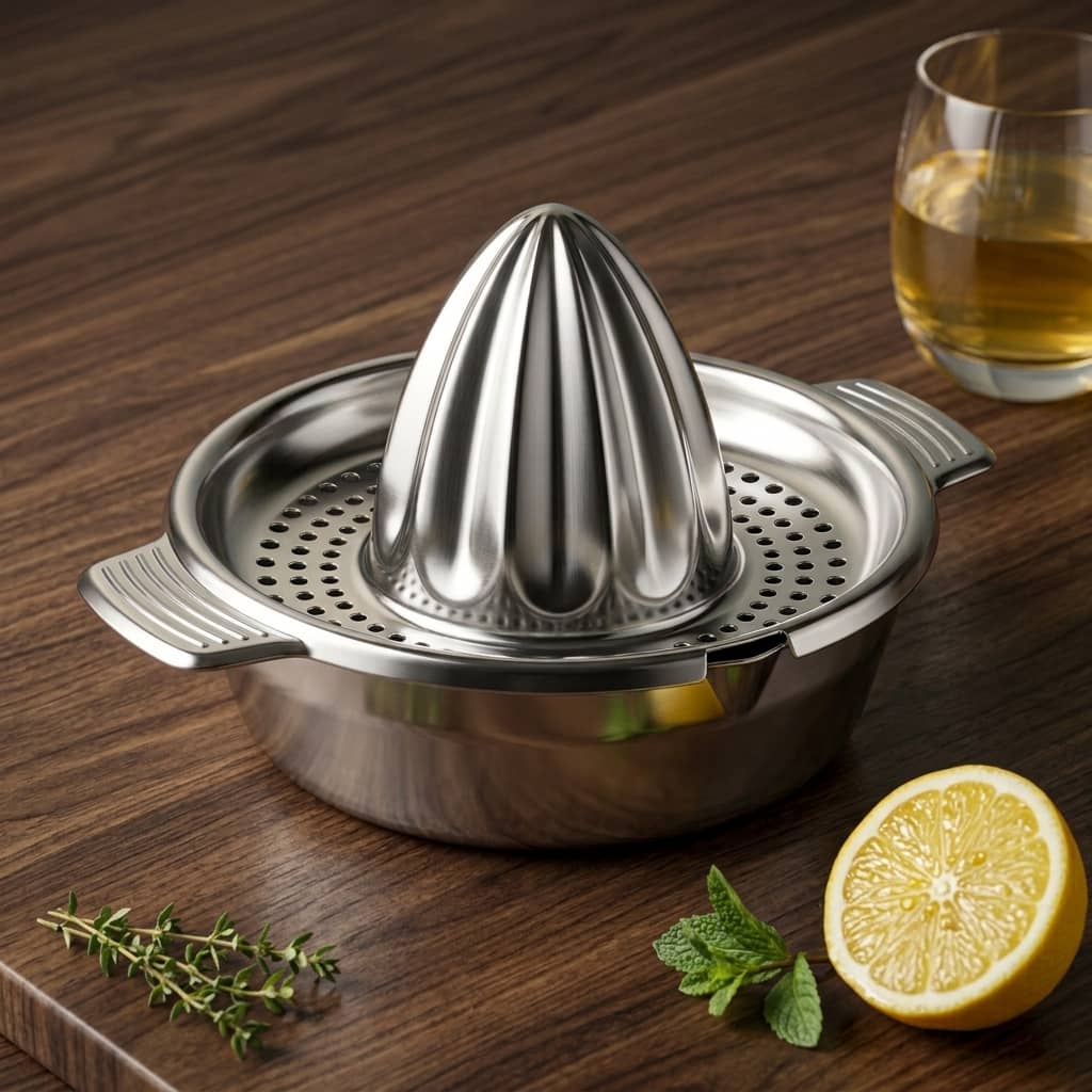 Stainless Steel Portable Manual Citrus Juicer
