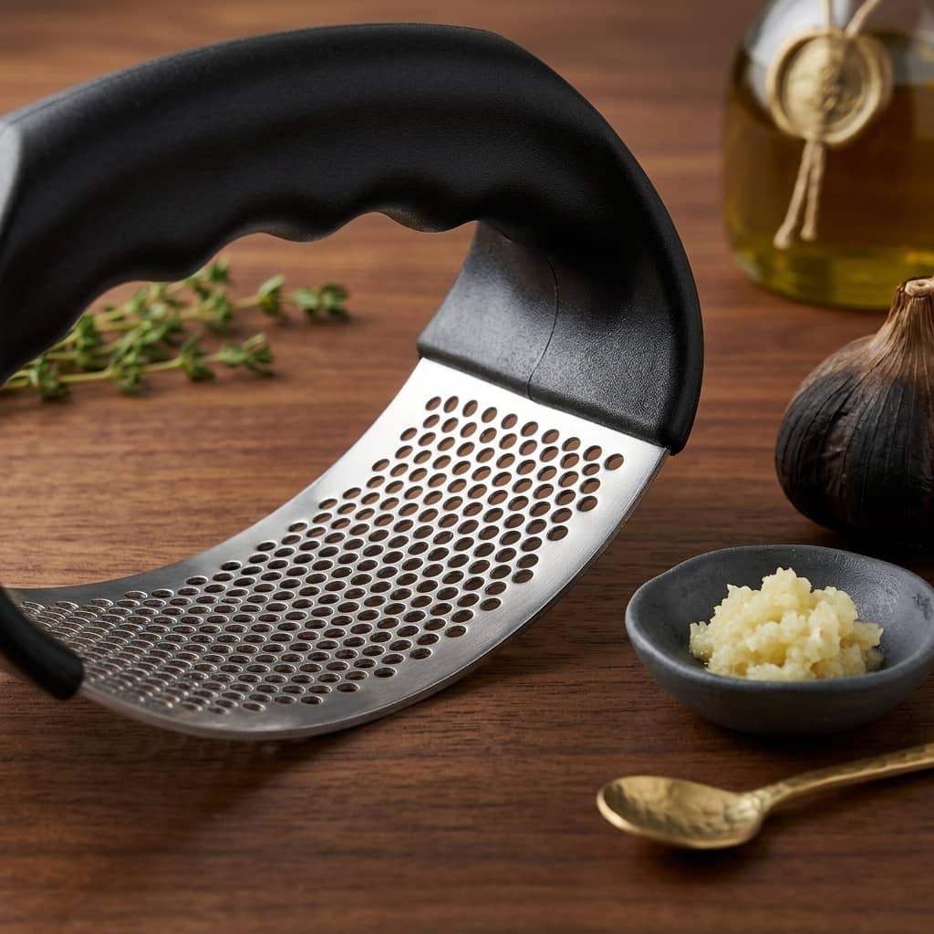Stainless Steel Garlic Press