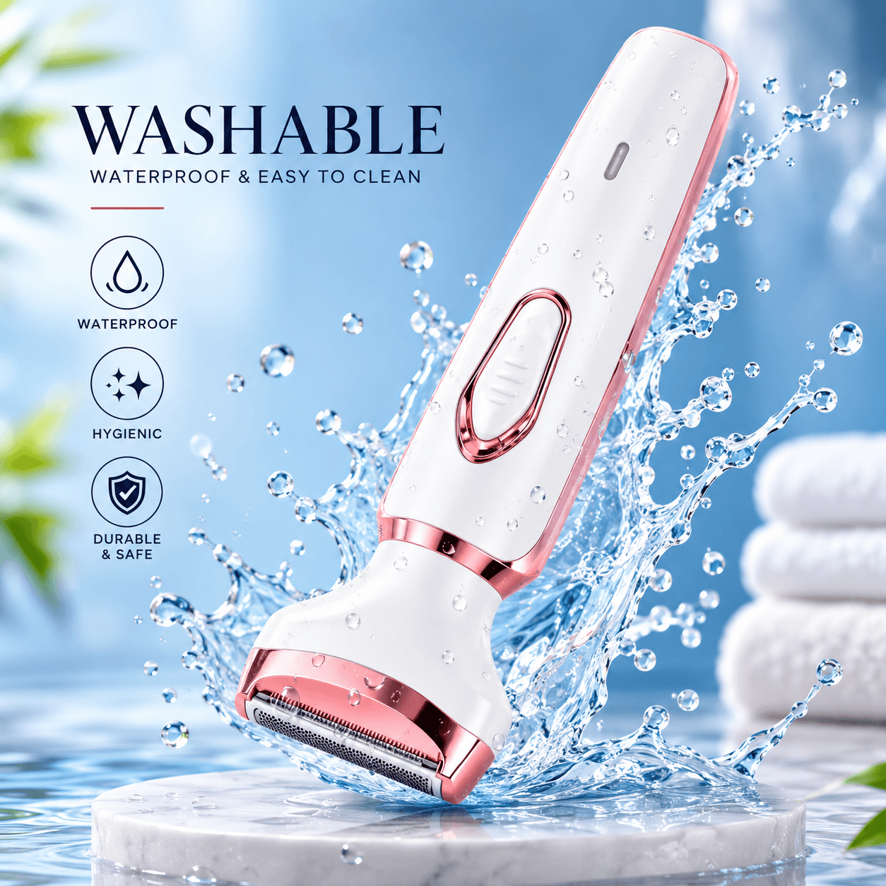 4-in-1 Rechargeable Lady Shaver Beauty Kit