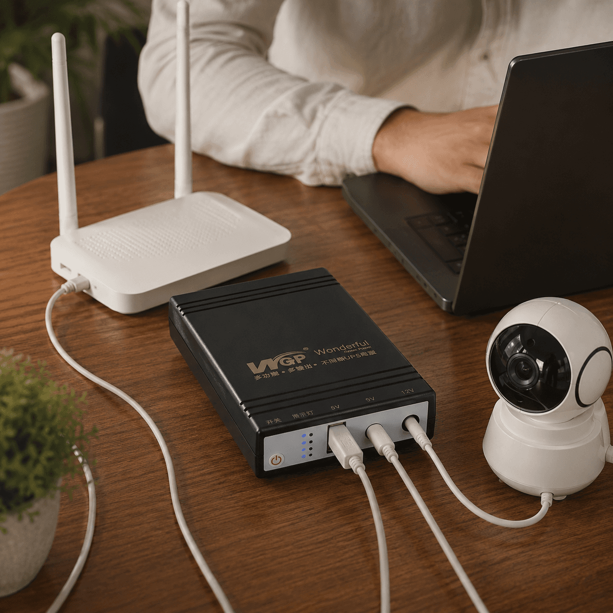 Mini UPS Backup Power Supply for WiFi Router & ONU
