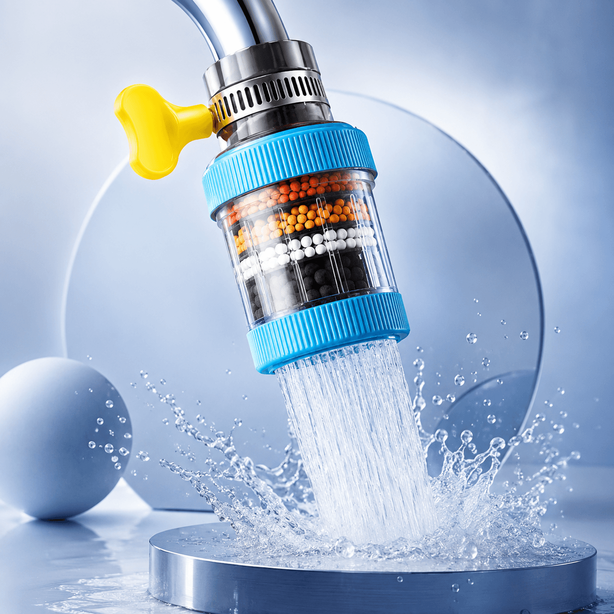 Six-Layer Faucet Water Filter for Kitchen Tap