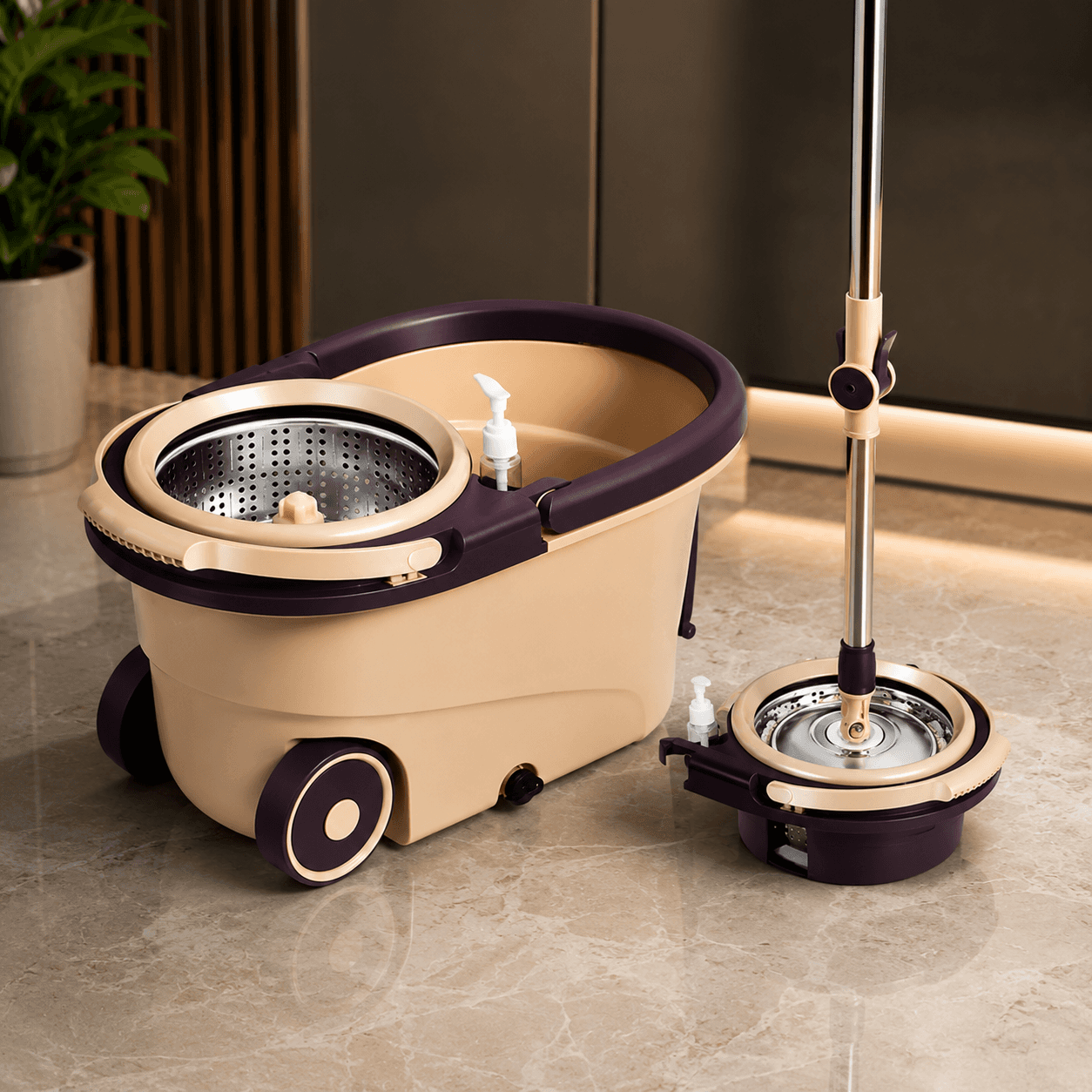 360-Degree Rotating Floor Cleaning Mop