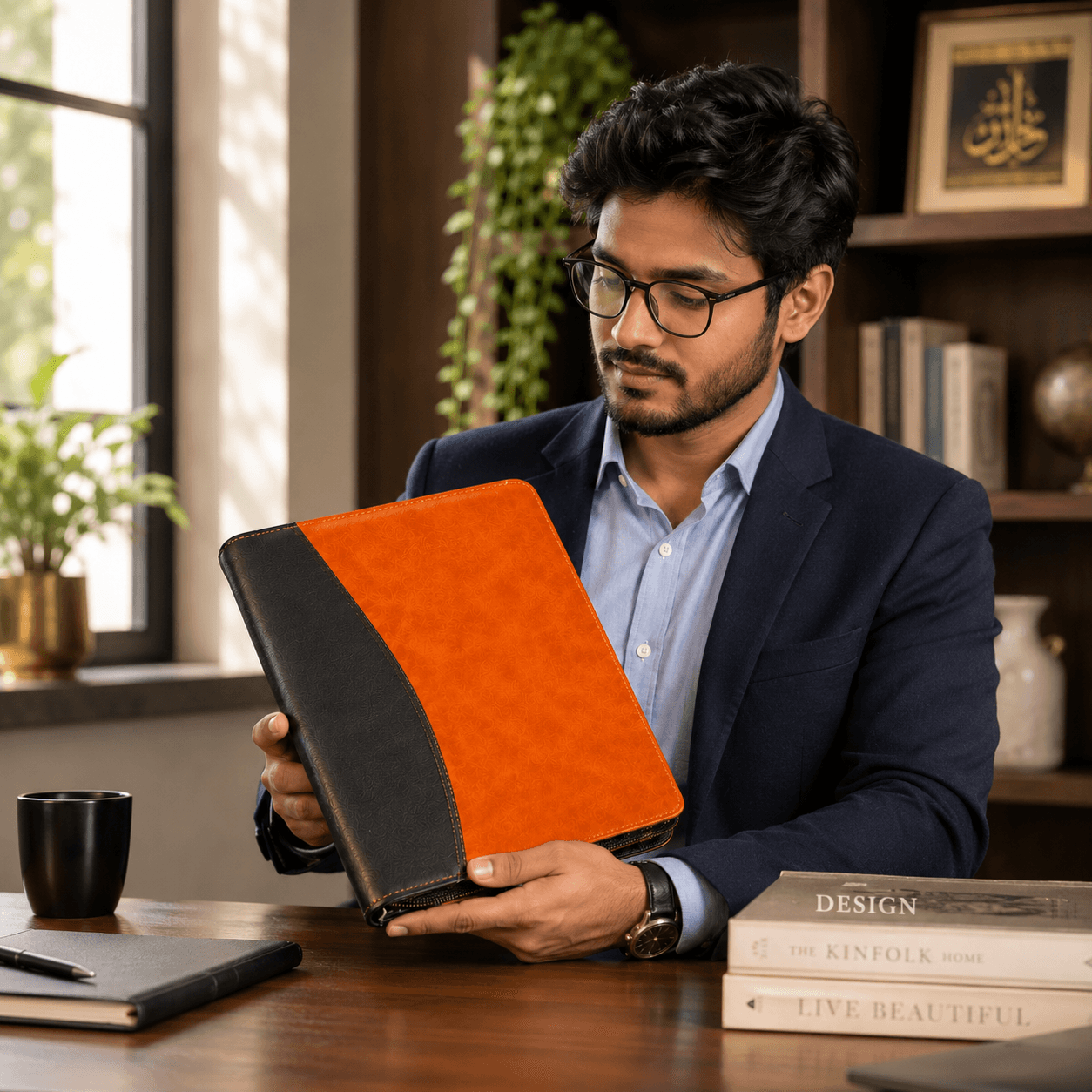 Premium Leather Document Holder
