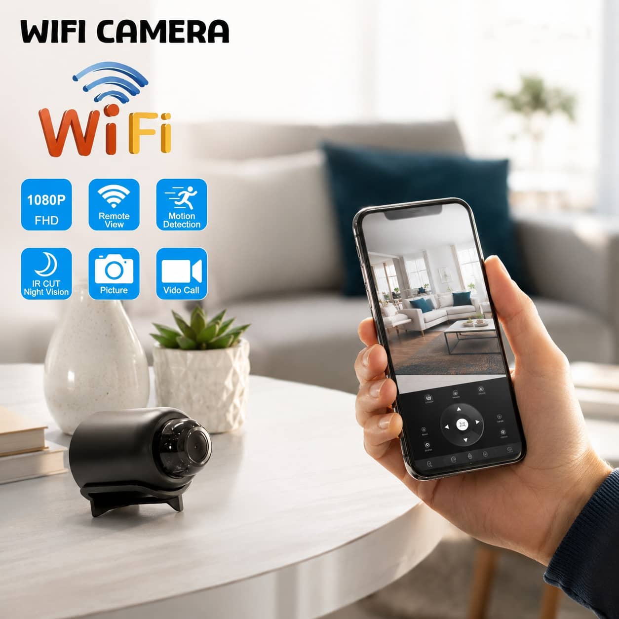 Portable HD WiFi Security Camera