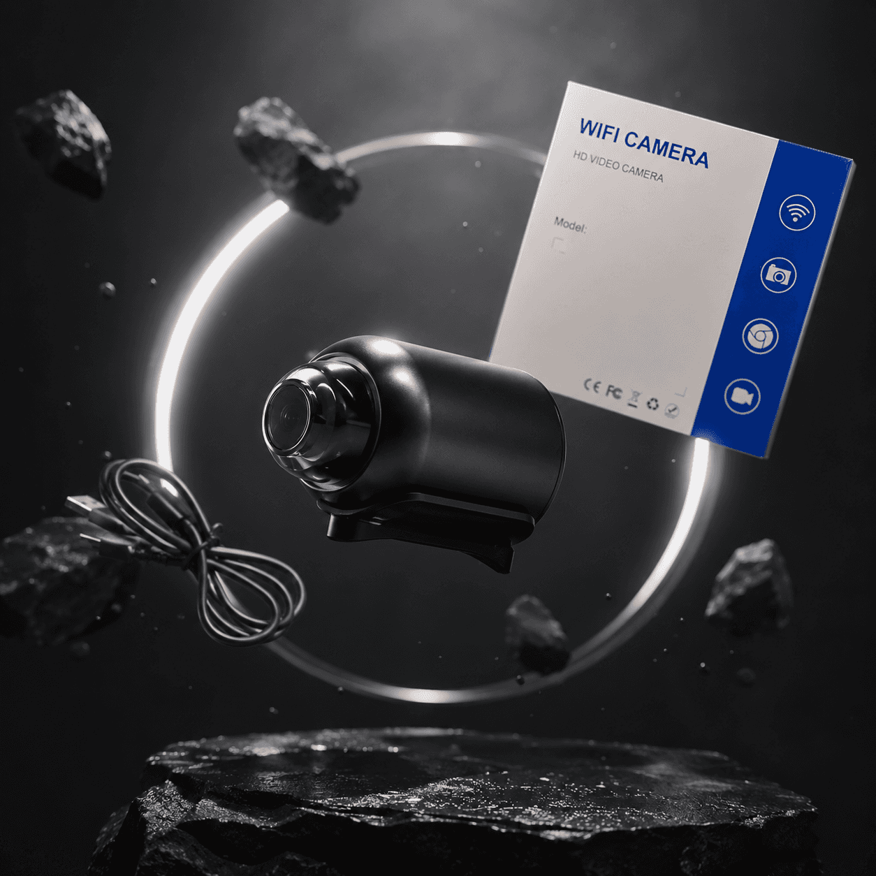 Portable HD WiFi Security Camera