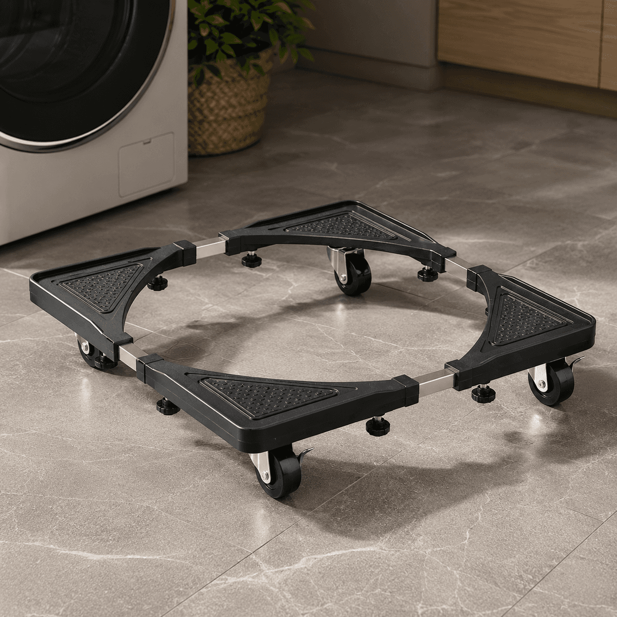 Multifunction Movable Washing Machine Stand
