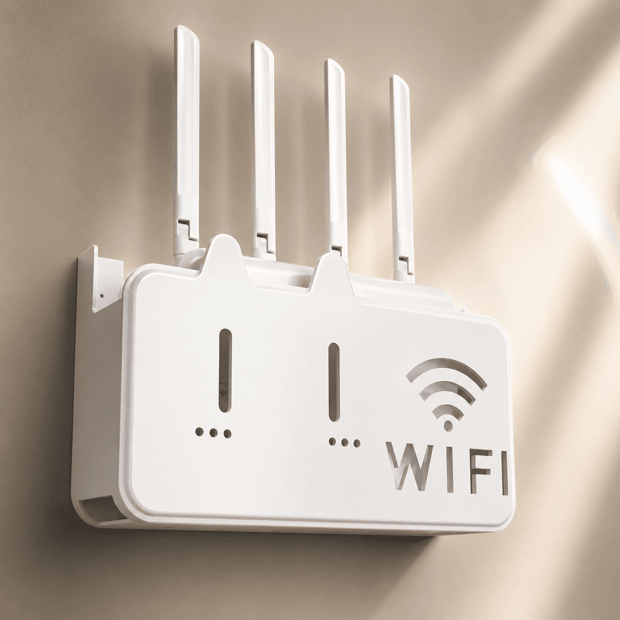 Wall Hanging WiFi Router Storage Shelf