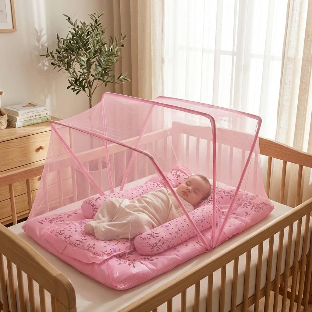 Baby Bedding Set with Mosquito Net