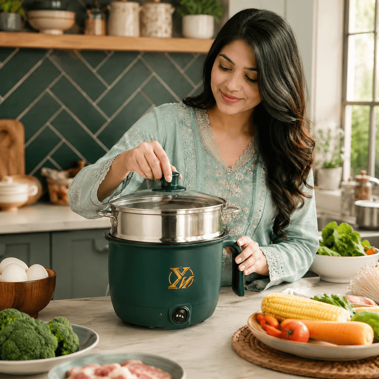 Multifunctional Electric Cooking Pot