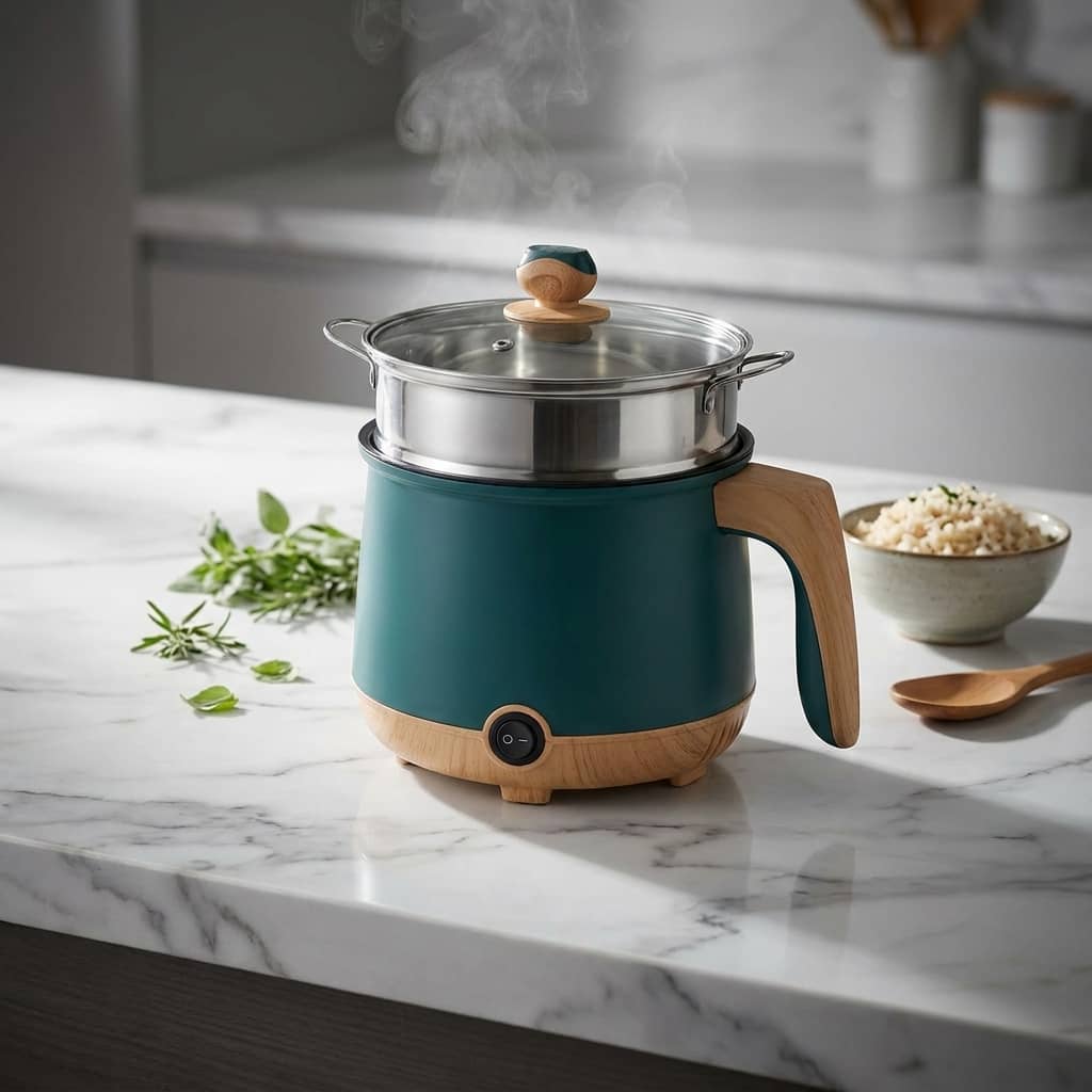  1.9LL Electric Rice Cooker | Small Multi Cooker Hot Pot Steamer