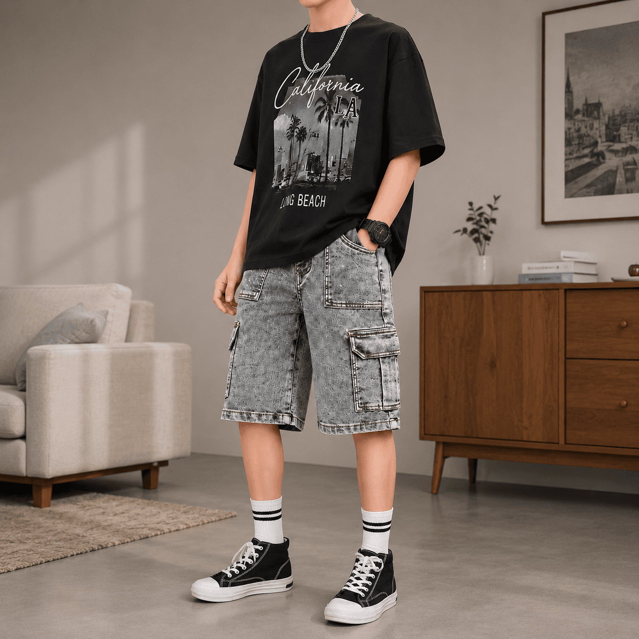 Premium Boys Denim Pant with 6 Pockets – Trendy Casual Fashion for Kids