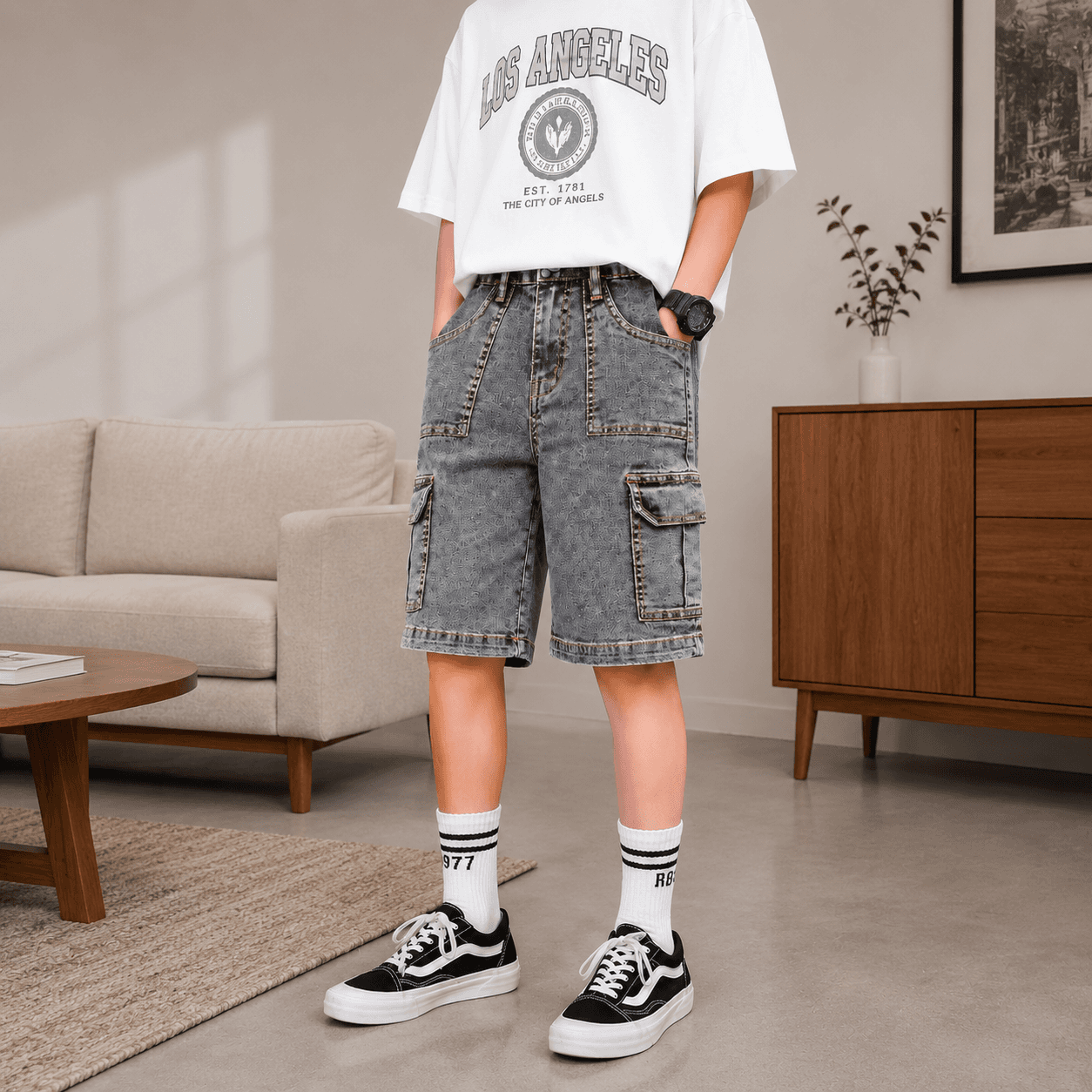 Kids Boys 6 Pocket Denim Pant – Comfortable, Durable & Stylish Fit