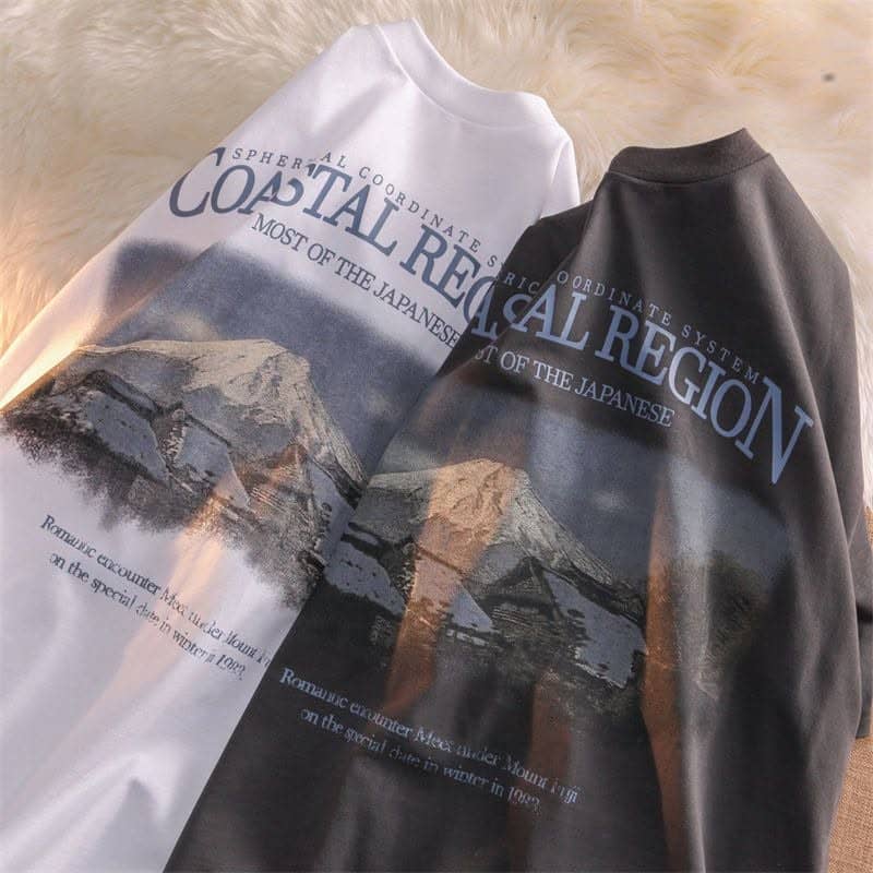 Women's Oversized Fashion Printed Cotton Tee