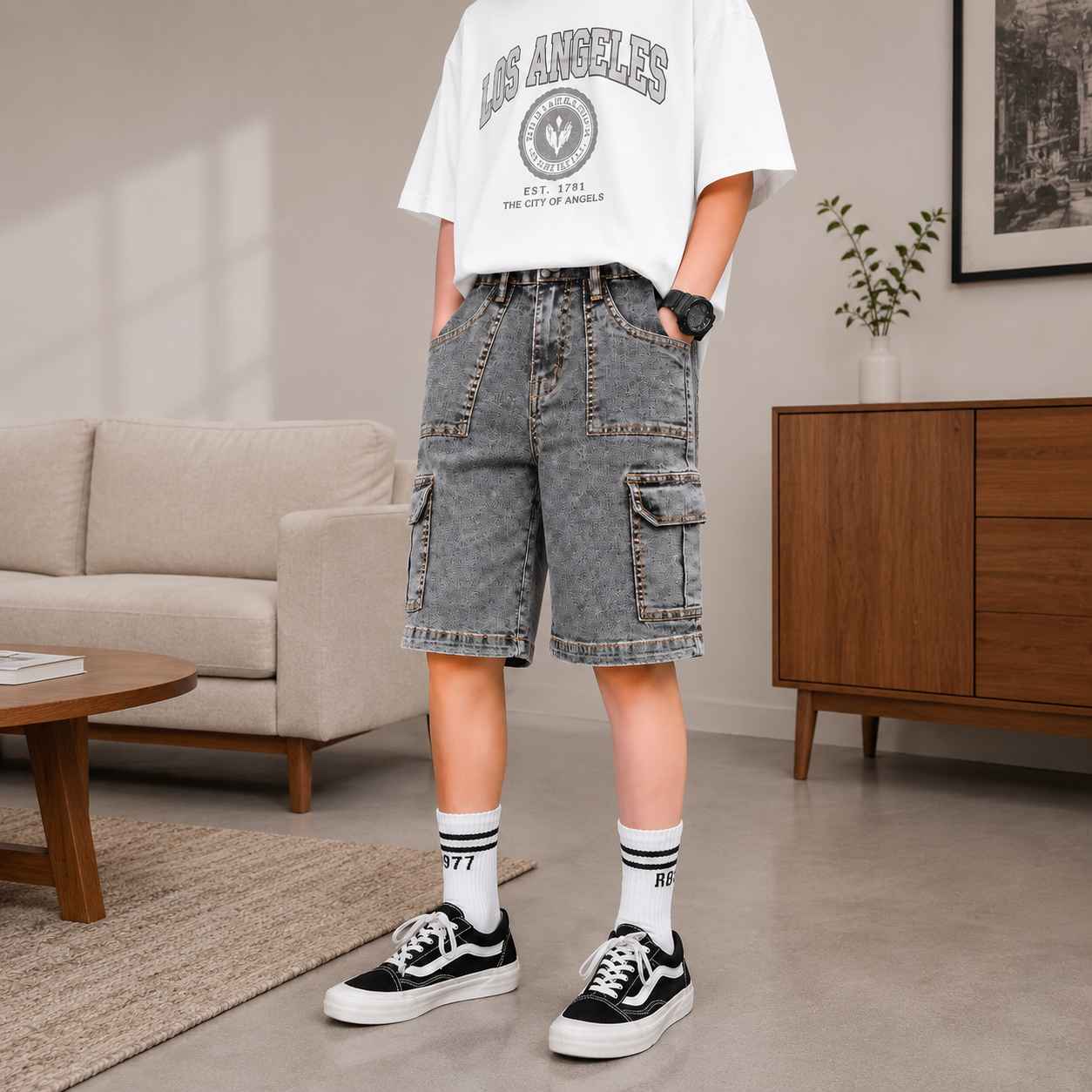 Boys Premium 6 Pocket Denim Pant â Stylish & Comfortable Casual Wear