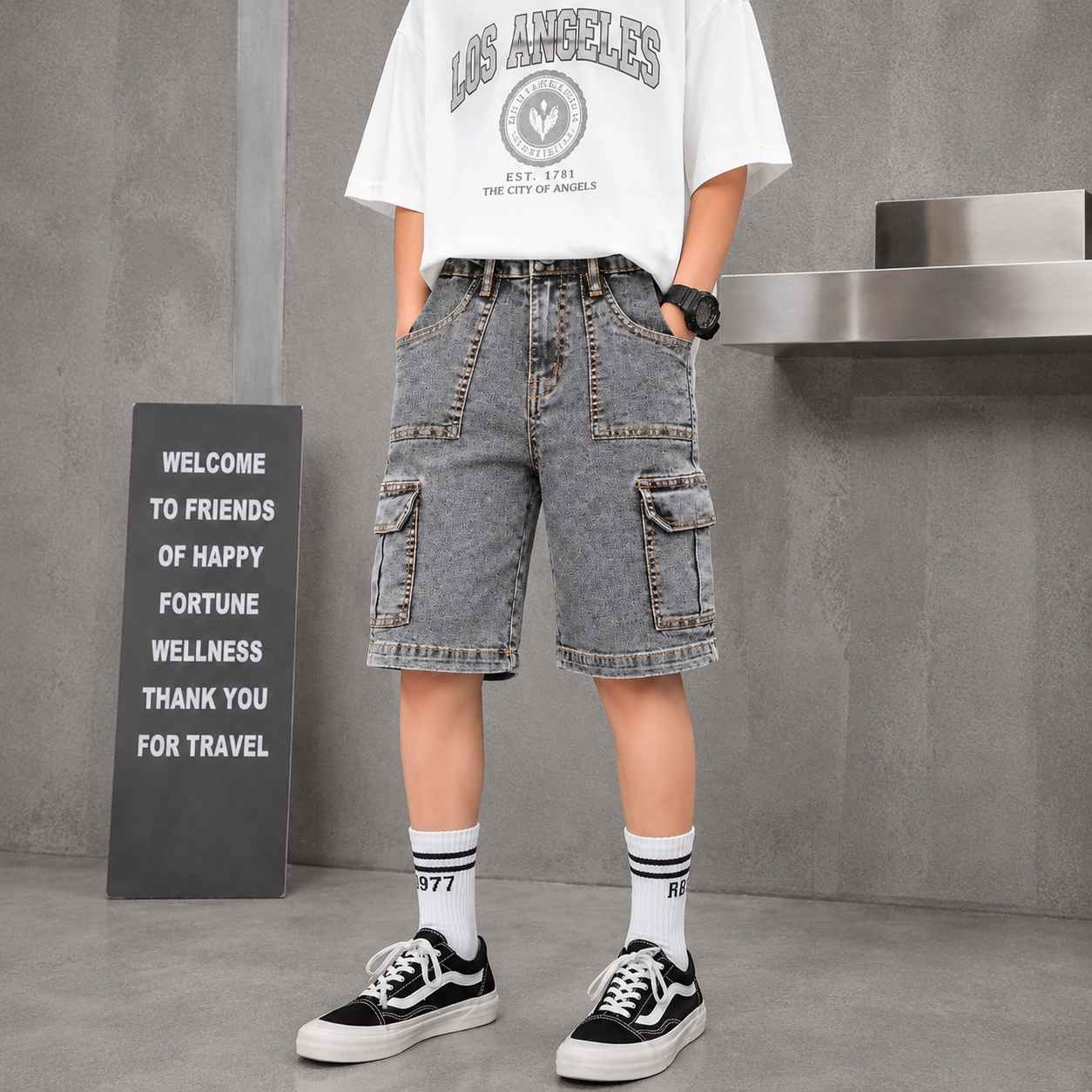 Stylish Boys 6 Pocket Denim Pant â Premium Quality Kids Fashion Bottom
