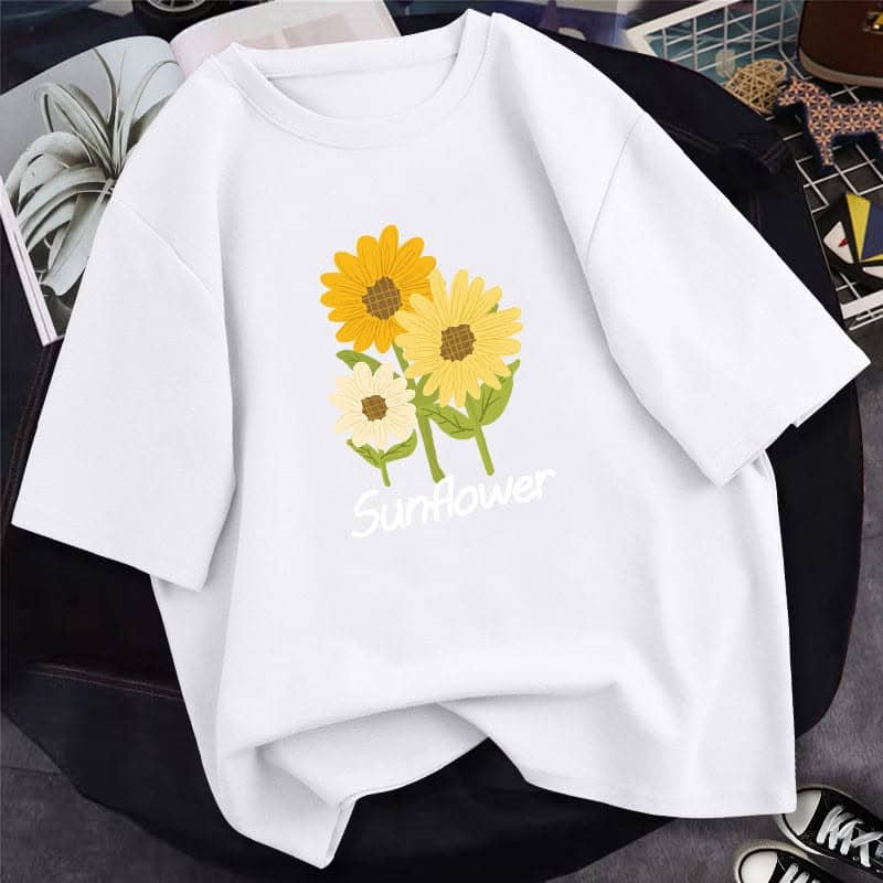 Women's Street Fashion Oversized Drop Shoulder T Shirt
