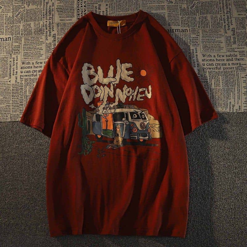 Women's Modern Style Oversized Printed T Shirt