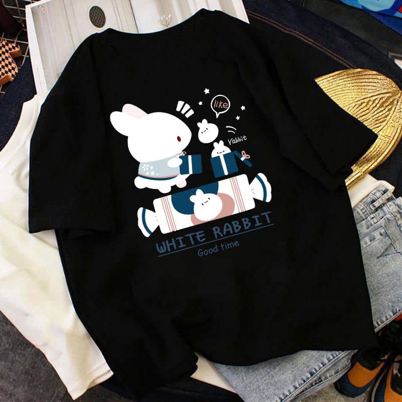 Women's Casual Printed Oversized T Shirt - Drop Shoulder Fashion