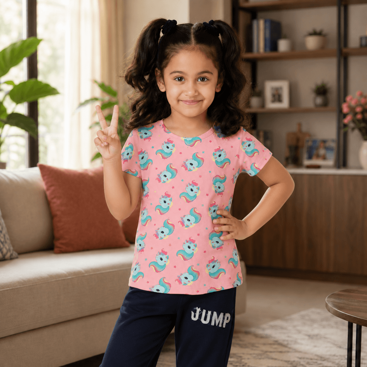 Kids Cotton T-Shirt – Soft Comfortable Casual Tee for Boys & Girls