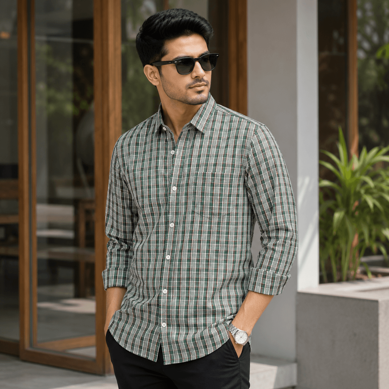 Men's Breathable Casual Shirt for All-Day Comfort