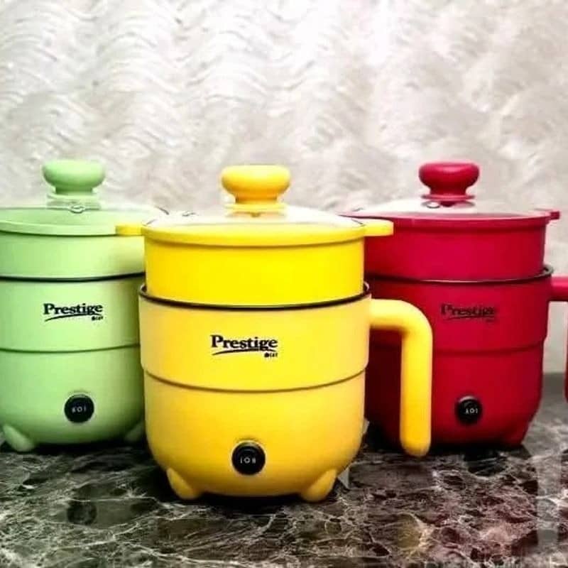 Prestige 2L Electric Multi Cooker â Mini Rice Cooker for Rice, Soup, Noodles & Steaming