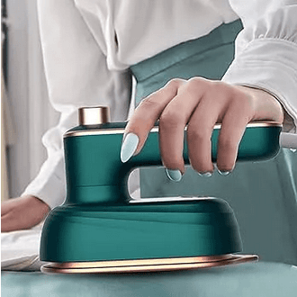 Mini Micro Steam Iron Machine with Spray â Handheld Folding Electric Iron for Portable Travel & Home Use