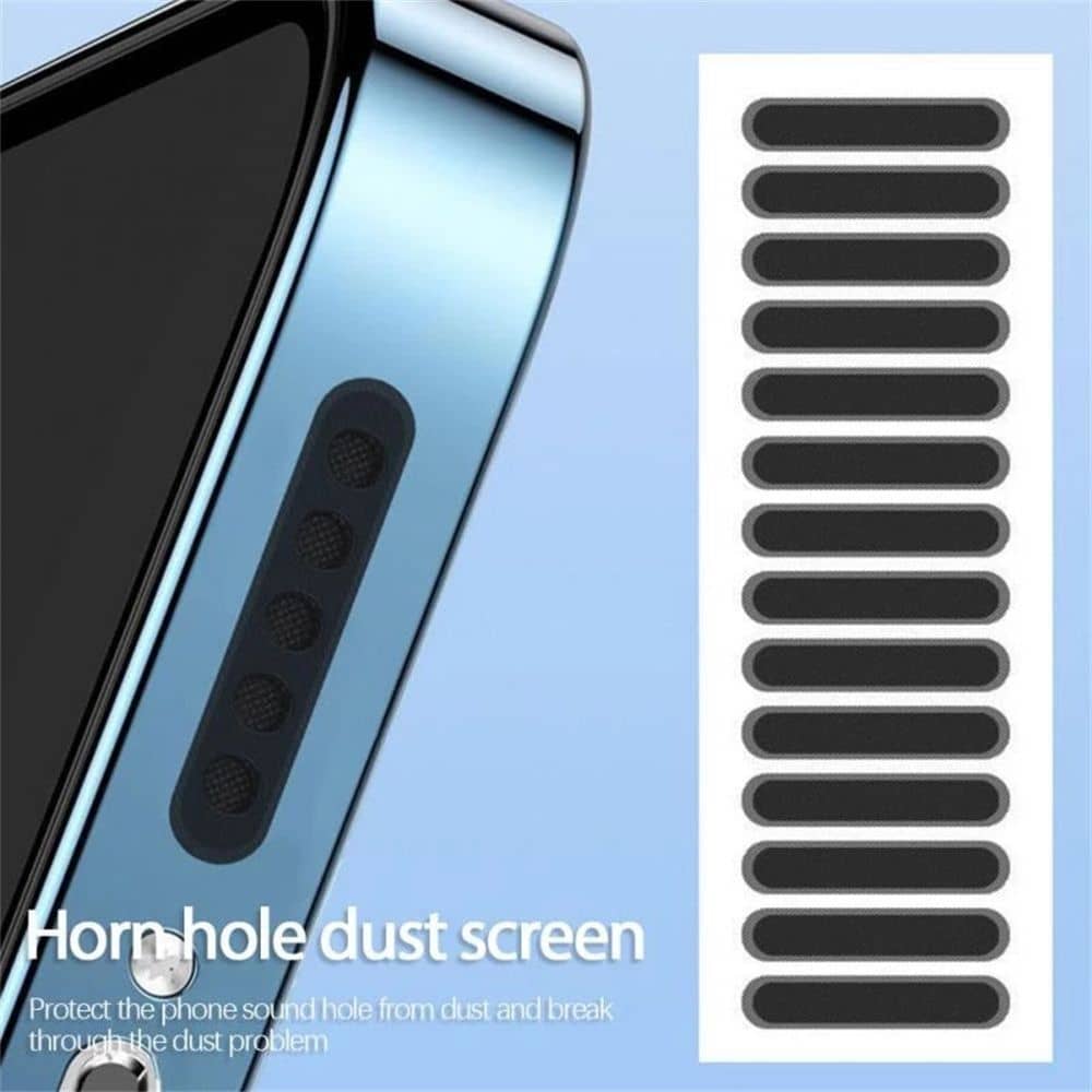 10 pcs Universal Anti-Dust Proof Adhesive Protector iPhone Samsung Mobile Phone Dustproof Net Speaker Mesh Stickers Accessories