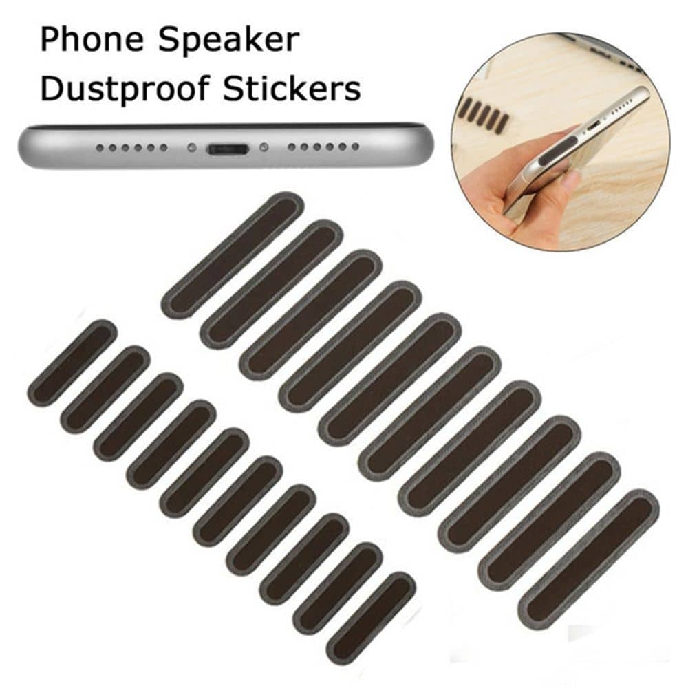 10 pcs Universal Anti-Dust Proof Adhesive Protector iPhone Samsung Mobile Phone Dustproof Net Speaker Mesh Stickers Accessories