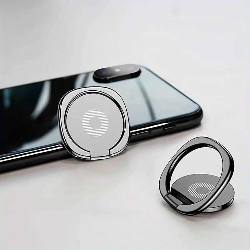 Mini 360 Degree Finger Ring Holder Metal Phone Stand Mount Smartphone Holder for iPhone Sangsung Mobile Phone