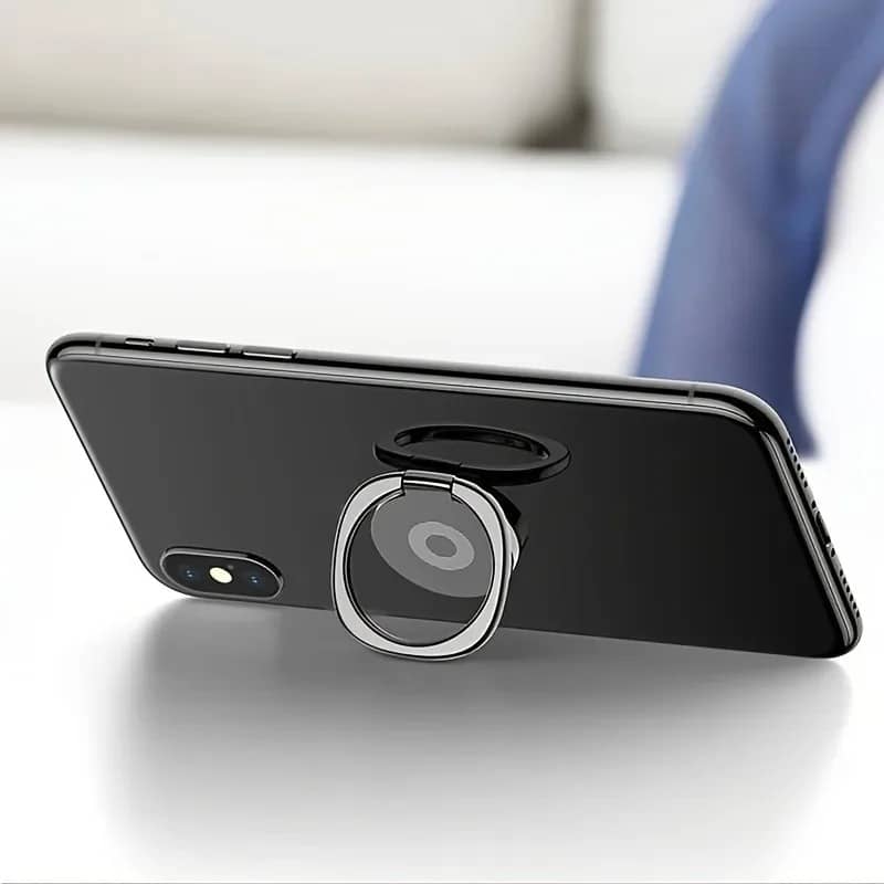Mini 360 Degree Finger Ring Holder Metal Phone Stand Mount Smartphone Holder for iPhone Sangsung Mobile Phone
