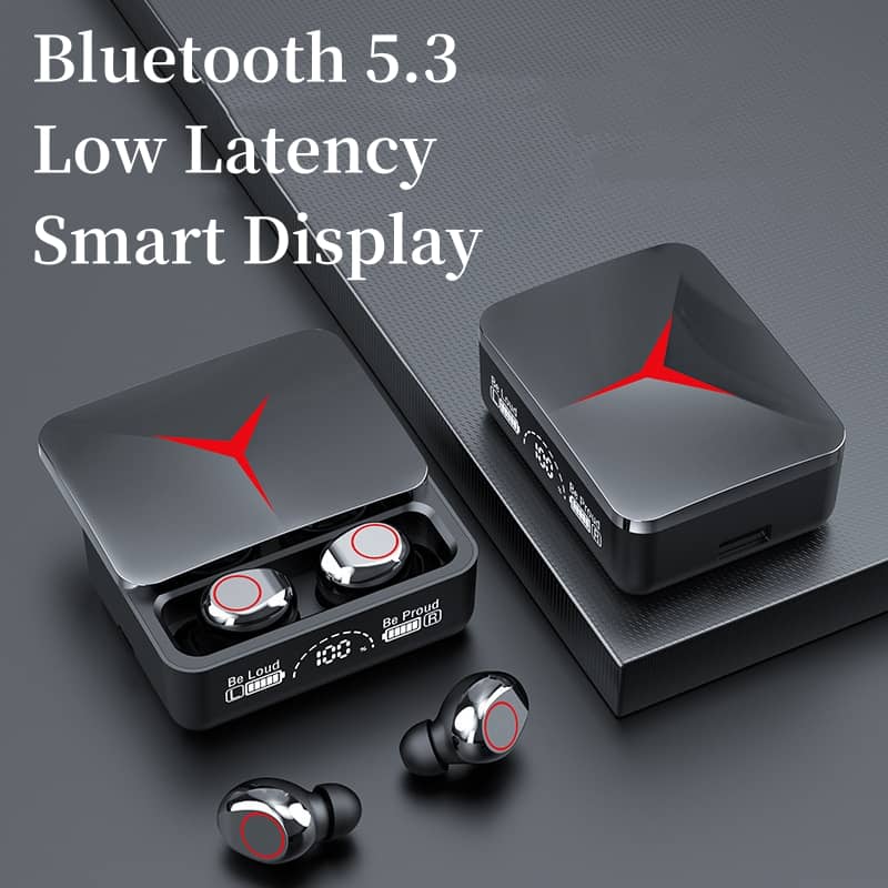 M90 Pro Bluetooth 5.3 TWS Bluetooth Stereo Waterproof In-Ear Headset With Microphone