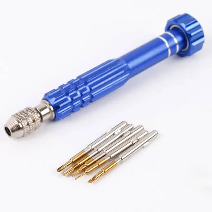 Mobile and Micro Electronics Module 5 In 1 Multi-Function Compact Screwdriver - Ideal for DIY Repairs