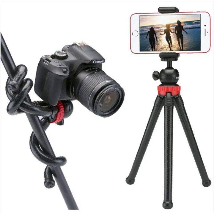 Mobile and Camera/SLR Camera Gopro Flexible Portable Octopus Tripod/High Quality Vlogging Tripod - Mirrorless System Camera